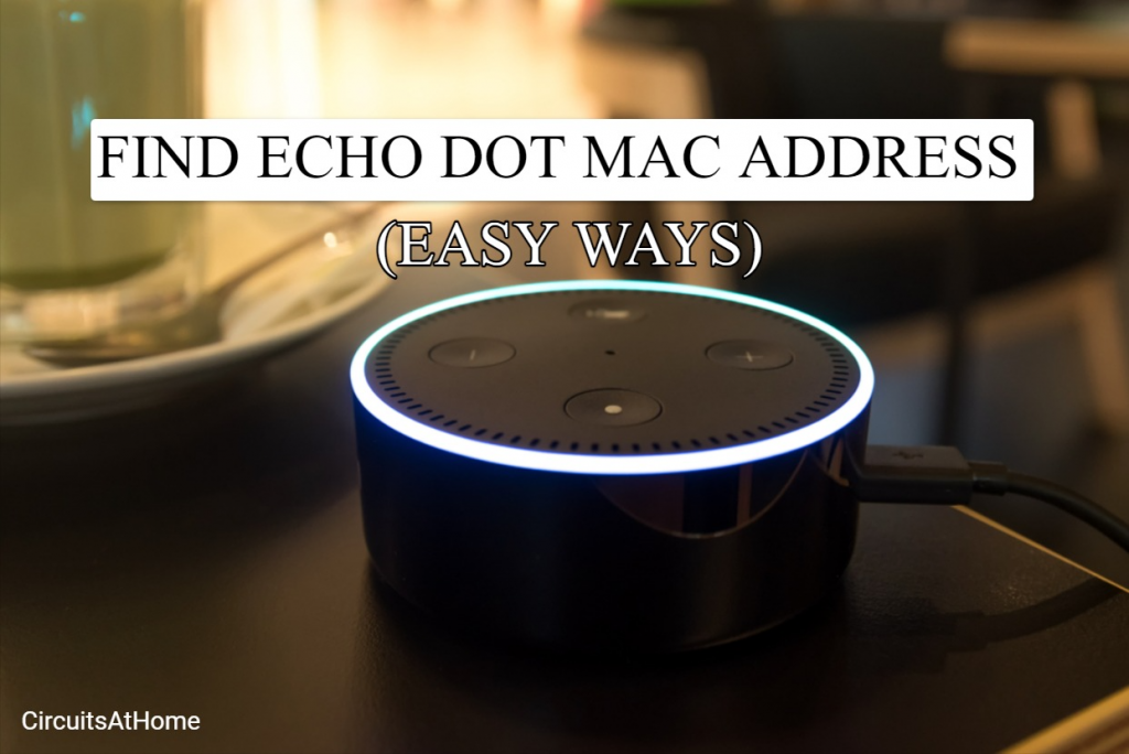 Find Echo Dot Mac Address