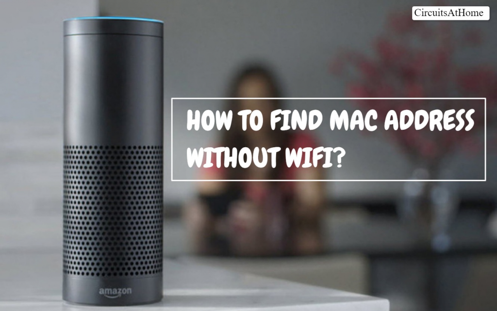 How To Find Mac Address Without Wifi?