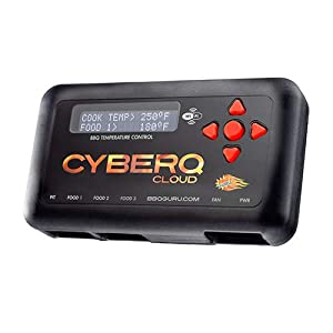 CyberQ BBQ Temperature Controller and Digital Meat Thermometer for Big Green Egg, Kamado Joe, Weber, and Ceramic Grills