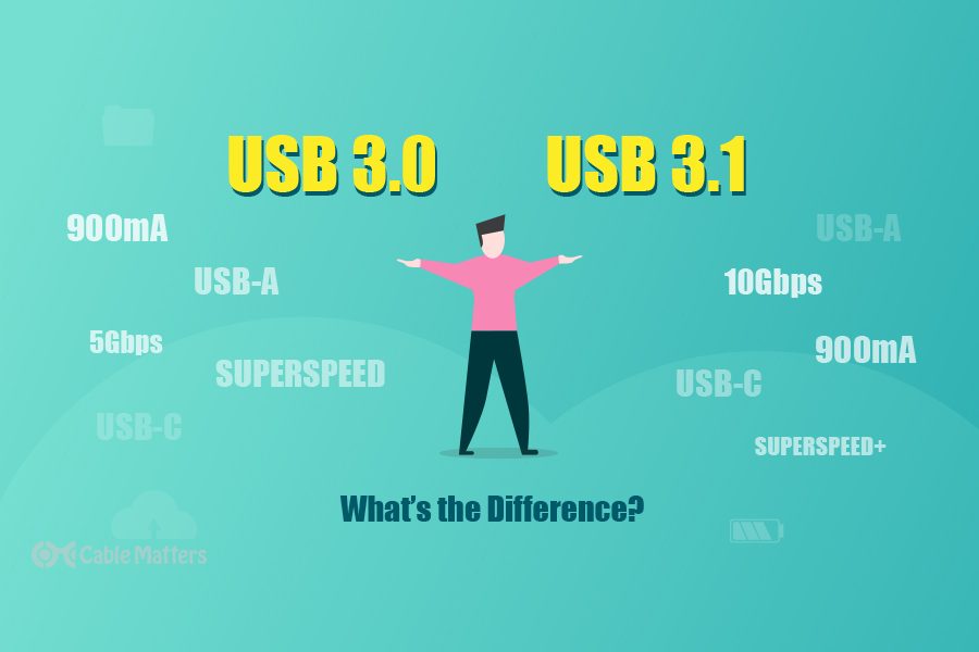Difference between USB Type-A and USB Type C