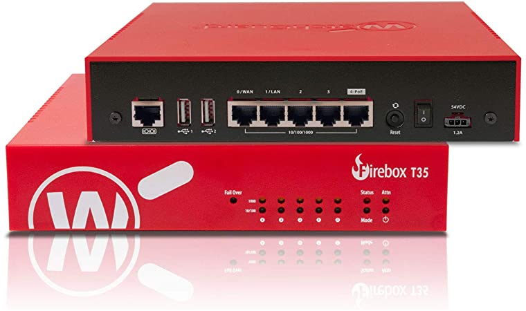 Amazon.com: WatchGuard Firebox T35 with 1YR Basic Security Suite  WGT35031-US : Electronics